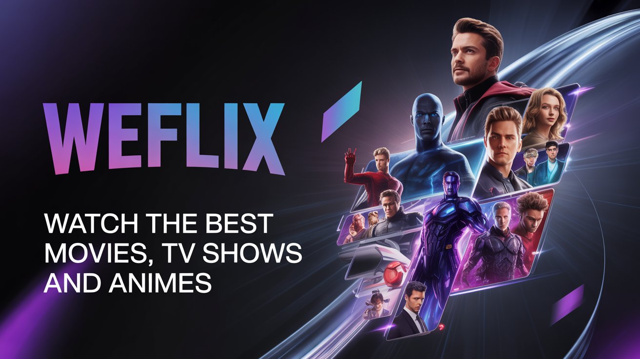 weflix movies and TV shows banner